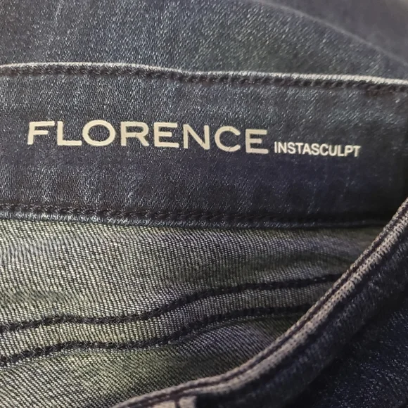 DL1961 Women's Florence Instasculpt Mid-Rise Skinny Fit Jean Size 28 Blue - Picture 10 of 12